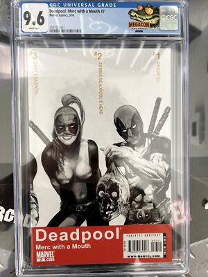 Deadpool: Merc With A Mouth #7 CGC 9.6    1st Appearance Lady Deadpool.