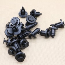 20 Plastic Fastener Rivet Clip For Renault Bumper Engine Shield Trim Linings