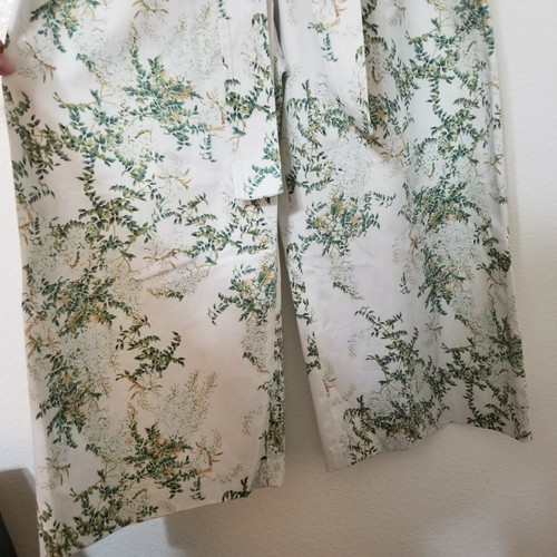 ANTONIO MELANI Womens Leaf Print Jumpsuit Round Neck, Cropped Leg Size 10 - 第 10/12 張圖片
