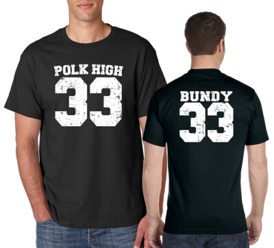AL BUNDY Married Polk High 33 Football Trikot T-Shirt – Von Gildan In Royal Blue, Größen S-2XL