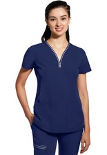 Navy Healing Hands 360 Scrubs Sonia Top 2274 NAVY