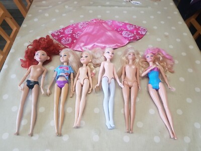 barbie puppe Disney Hasbro Mattel Sammlung Barbie Batteriebetrieben X 6 