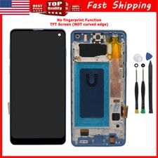 Blue TFT LCD Display For Samsung S10 SM-G973U G973U1 Touch Screen Digitizer Tool