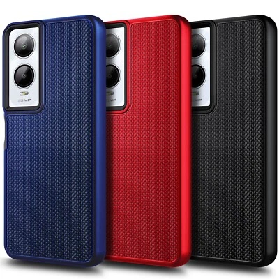 NAGEBEE For AT&T Verge (SL219A) Case Hybrid Shockproof Phone Cover + Screen Protector