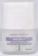 Rodan + Fields Unblemish Dual Intensive Acne Treatment Step 3 Travel Size New
