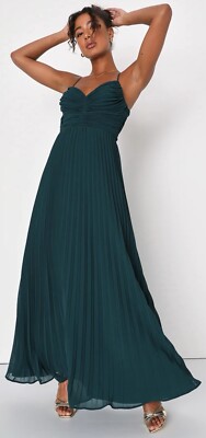 open lace back dress Mac Duggal - Shimmer Pleated V-Neck Gown main image 0