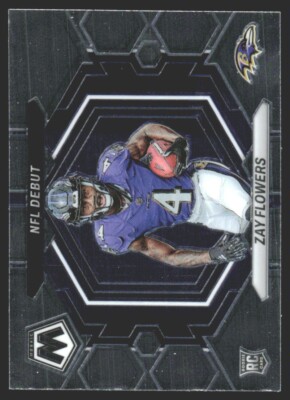 2023 Panini Mosaic NFL Debut Rookie Zay Flowers #ND-18 BG6-1