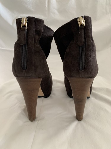 Brian Atwood Platform Heels Ankle Boots - Picture 3 of 6