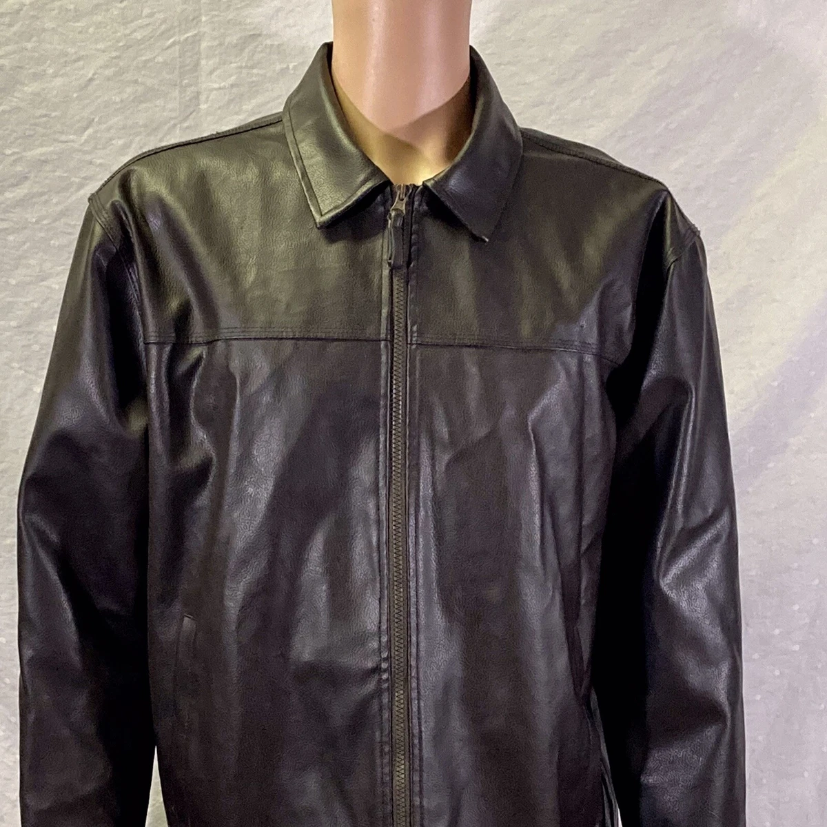 Us polo assn leather jacket sale