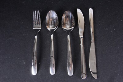 TWS552 Pattern Stainless Steel Flatware By Towle Silver 5 Pieces