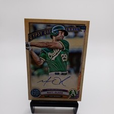 2019 Topps Gypsy Queen Autograph #GQ-MO Matt Olson On Card Auto Athletics Braves