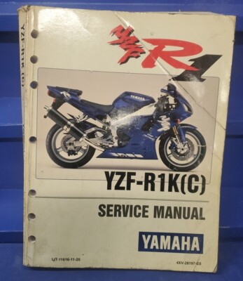 Yamaha YZF-R1k/C YZF R1 OEM Service Manual 4xv-28197-e0 | eBay