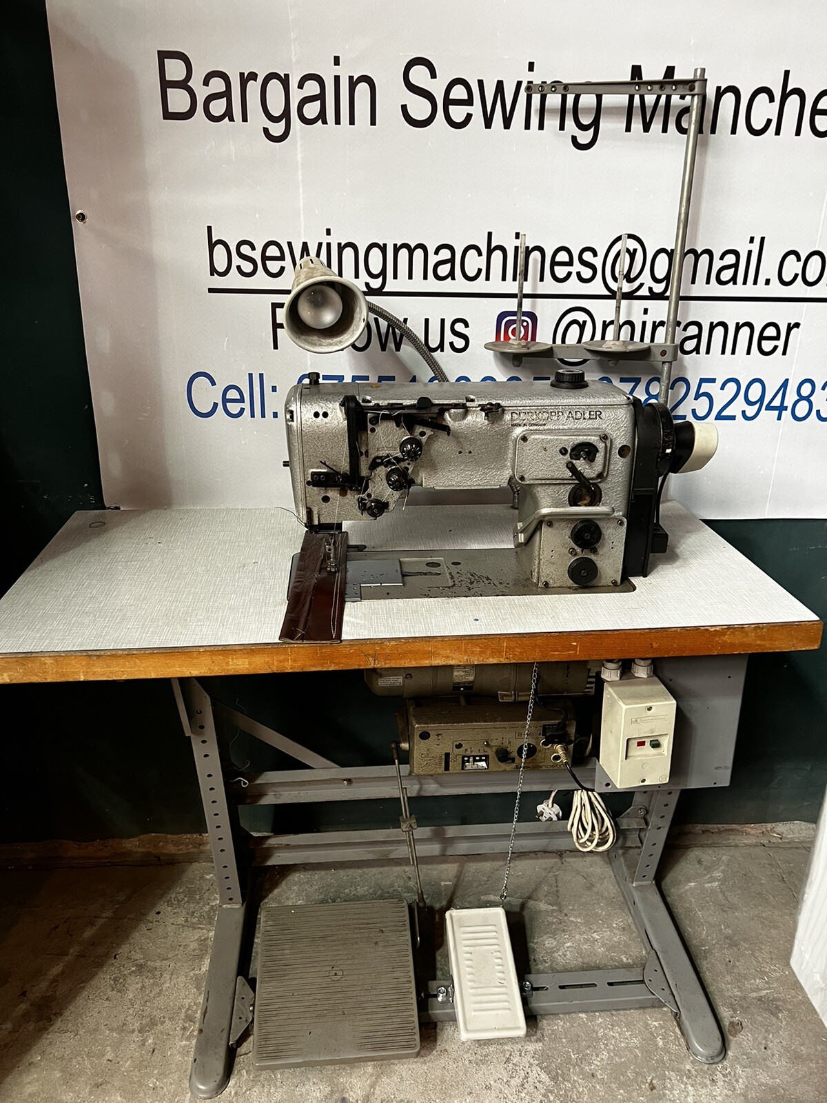 Durkopp Adler 291 Walking Foot Compound Feed Industrial Sewing Machine