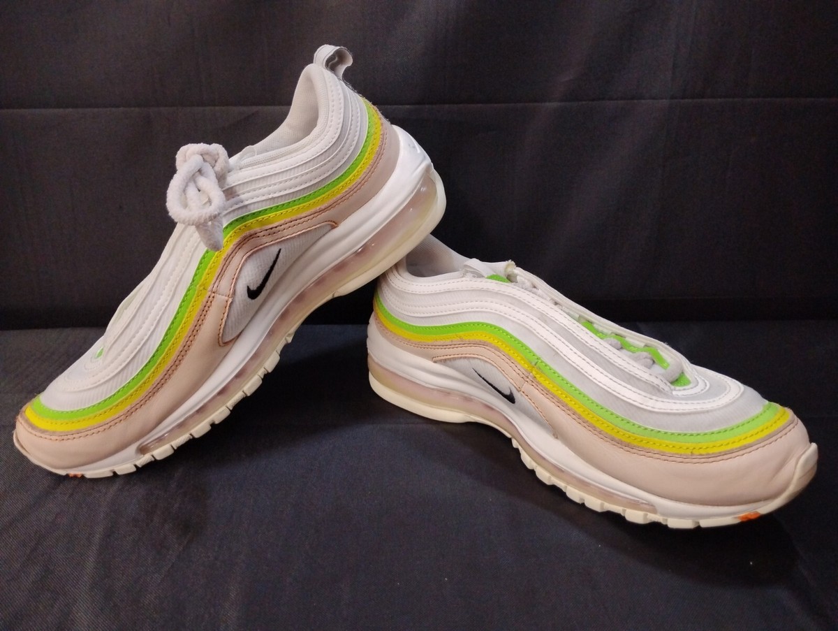 air max 97 pink white yellow green