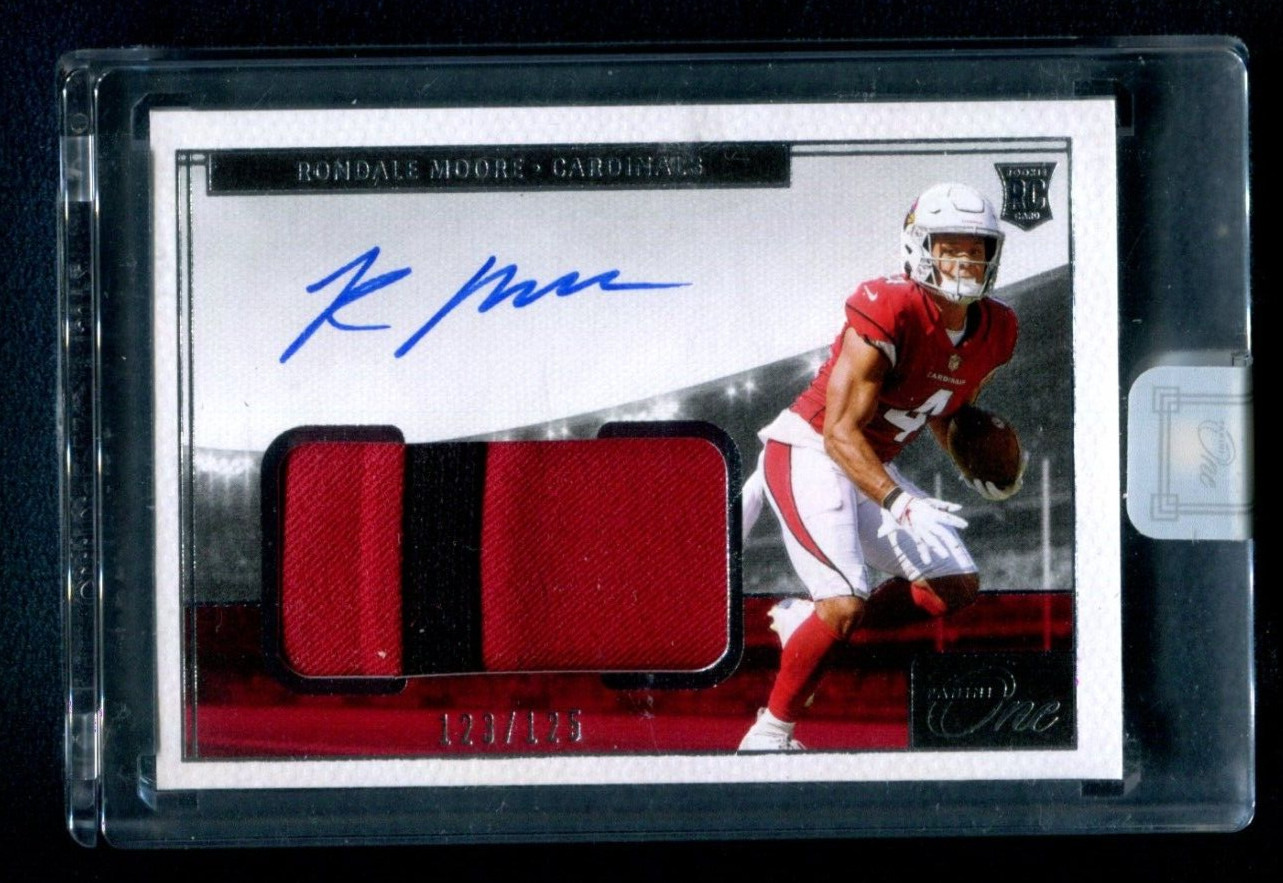 2021 Panini One #18 Rondale Moore Patch Autograph 123/125 A47 003