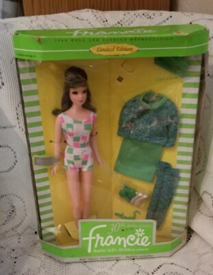 NRFB Francie 30th Anniversary Barbie doll friend limited NRFB Francie 30th Anniversary Barbie doll friend limited