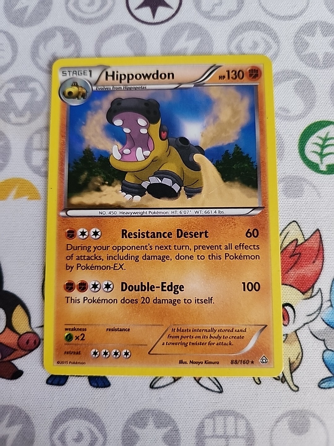 Hippowdon 88/160 - Holo Rare - XY Primal Clash 2015 - Pokémon TCG