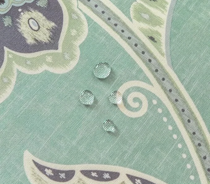 Весенняя домашняя тканевая занавеска для душа 72 дюйма x 72 дюйма, зеленые шторы с принтом для ванной - Изображение 4 из 4