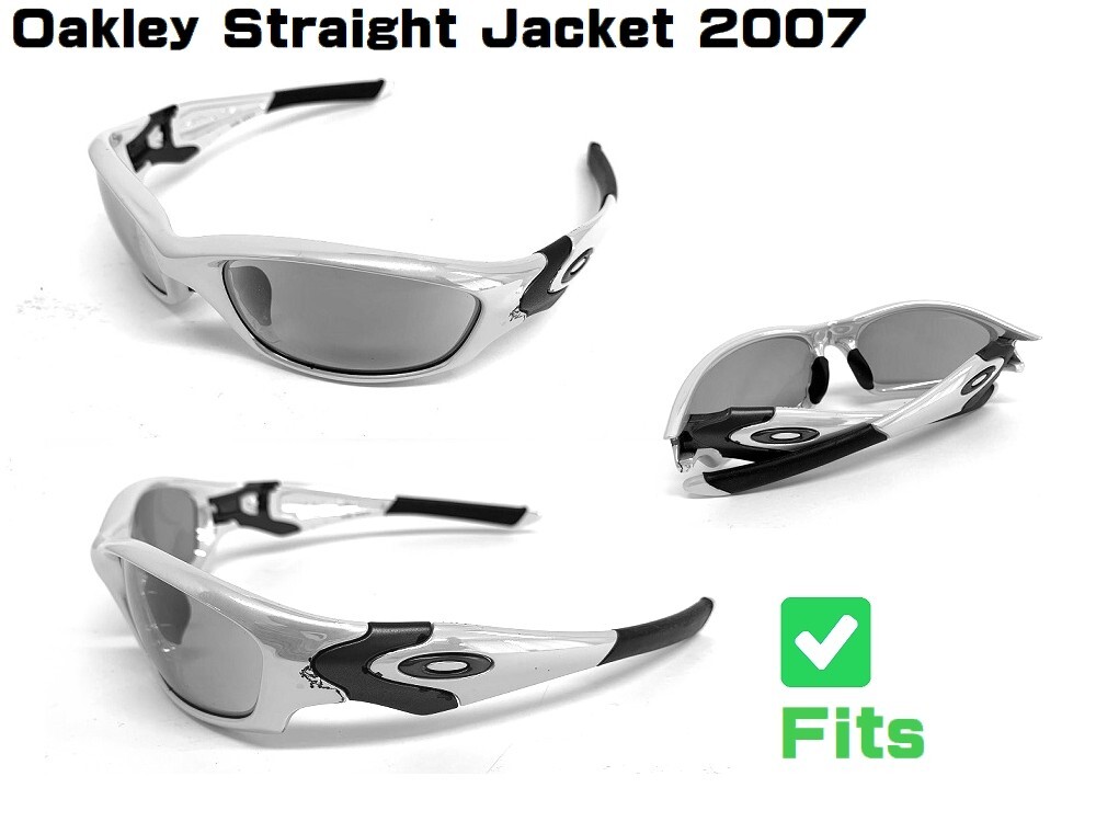 小物 OAKLEY STRAIGHTLINK HD Jewelry Blue-Non-Polarized Lens for Oakley Straight Jacket 2007