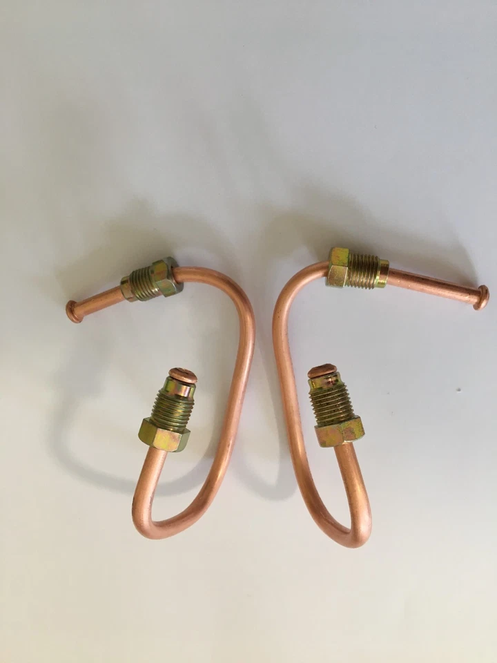 FRONT BRAKE PIPES FOR Audi A4 B6/A6/VW Passat 2000-2005 (COPPER) - Image 4 of 4
