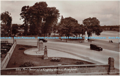 R537624 6564 Port Memorial und Kingsley Statue Bideford Sunshine Serie RP E A S