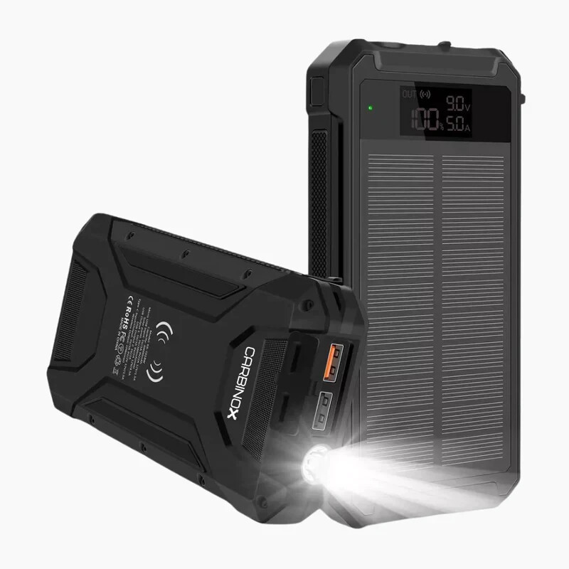chargeworx solar powered power bank