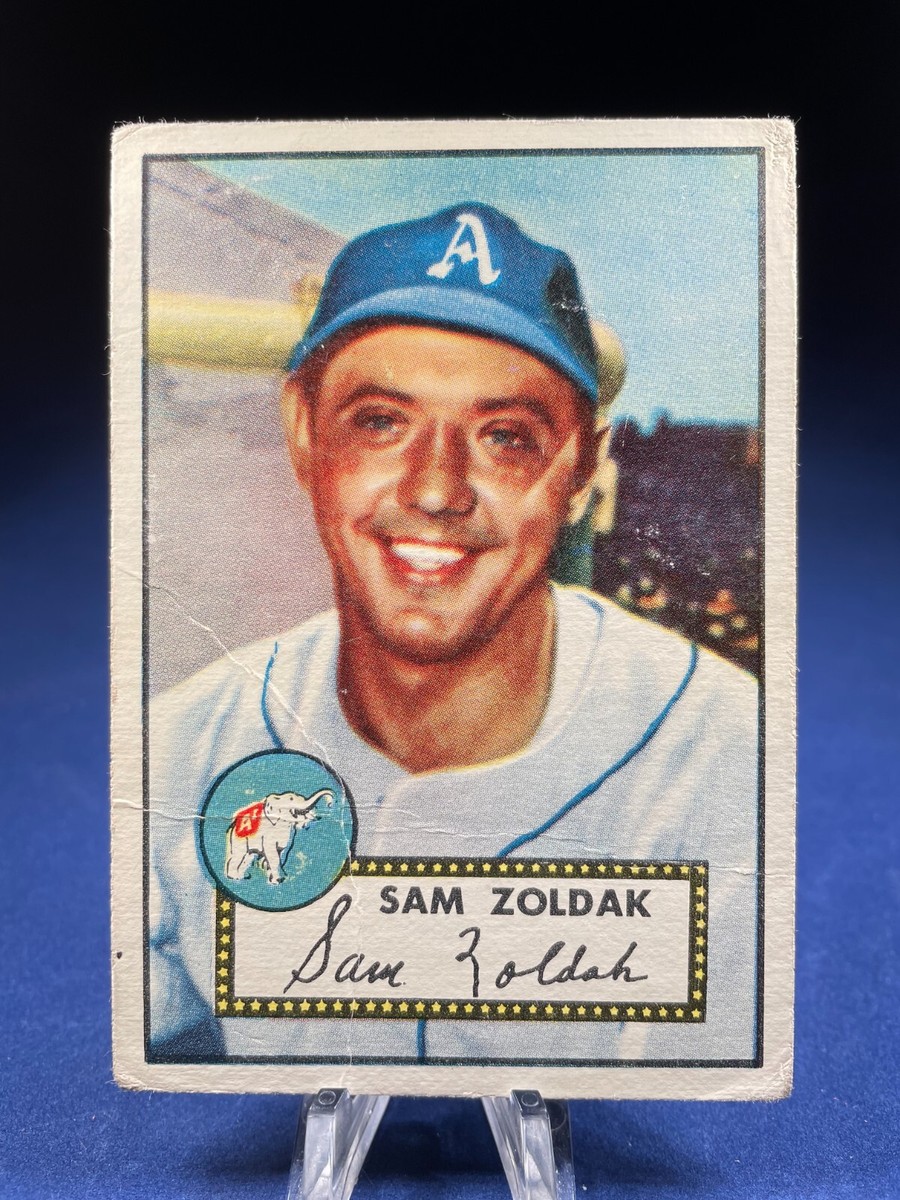 1952 Topps Baseball Low Grade Card Sam Zoldak #231 Philadelphia