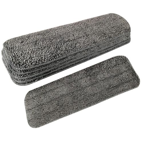 6 Pack Microfiber Spray Mop Replacement Heads for Wet Dry Mops, Premium Floor...