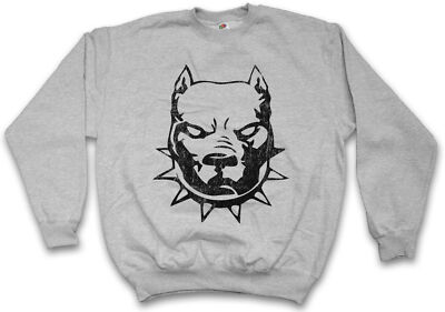 PITBULL PULLOVER Bad Dog Bullterier Dobermann Rottweiler Chain Terrier Dawg