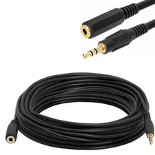3.5mm Audio Extension Cable Headphone Stereo Cord Male to Female AUX Car MP3 lot