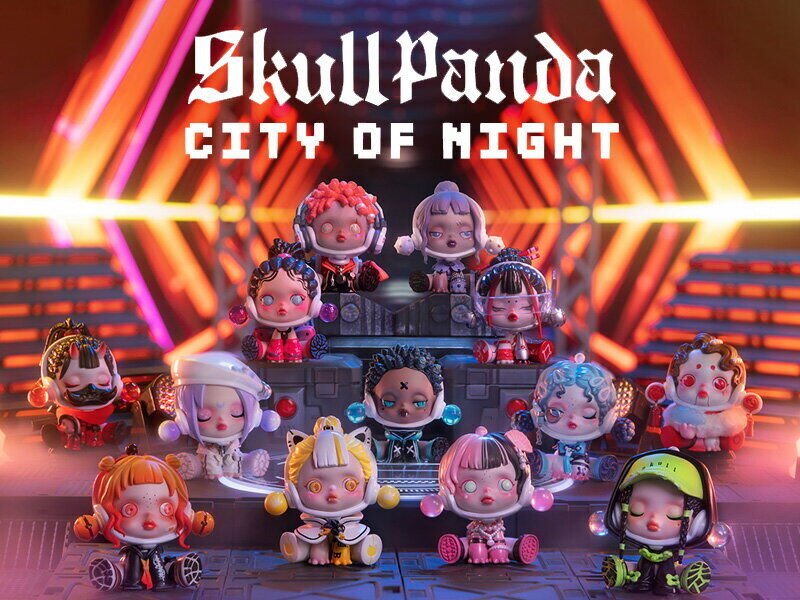 POPMART SKULLPANDA City of Night Series Blind Box 2023 Shipping from Japan  New