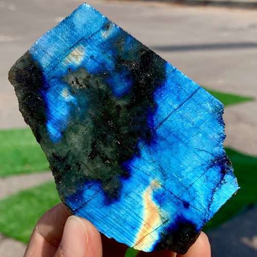 87G Natural Beautiful luster Labradorite free-form inornament ornament - Picture 7 of 20