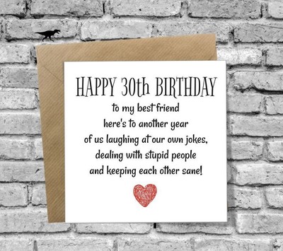 Geburtstagskarte „Happy Birthday To My Soulmate And Best Friend“ – Für Freundin, Freund, Partner