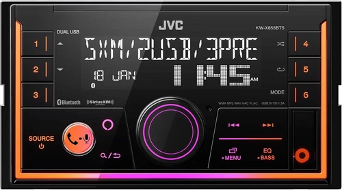 JVC KW-X855BTS Digital Media Receiver w/ AM/FM tuner, built-in Bluetooth & Alexa