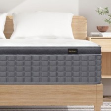 12" 14" Mattress in a Box Pocket Spring Hybrid Memory Foam Twin Full Queen King