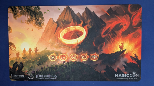 MagicCon Barcelona Lord of the Rings Magic The Gathering MTG Playmat TCG CCG Mat