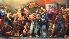 Street Fighter 2  (1) 3.5 x 6 Inch Width Vinyl Sticker Decal Indoor/Outdoor