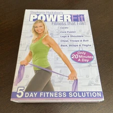 Stephanie Huckabee's Power Fit Fitness that Fits! 2009 - 5 DVDs