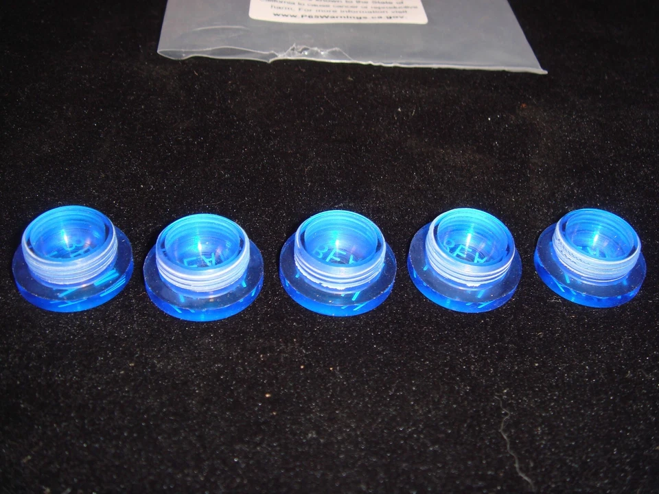 Lentes Harley Blue Indicators XL Sportster 1977-85 FX 1977-84 V-Twin 39-0888 H1 Foto 3 de 4