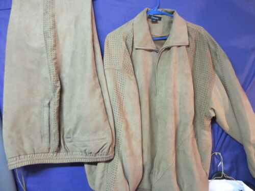 damonte vintage suede jogging suits - Picture 3 of 9