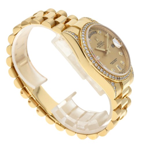 ROLEX Day Date 10P Diamant Uhren 118388A K18 Gelbgold/18K Gelbgold Herren - Bild 2 von 24