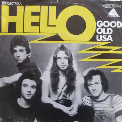 7'' 1977 GLAM KULT IN VG++ ! HELLO : Good Old USA