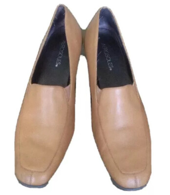 Aerosoles Comfort Schuhe 40,5 Halbschuhe Bequem 7 1/2 Braun Camel Business