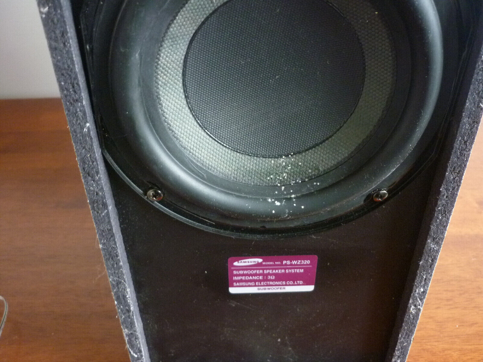 SAMSUNG SURROUND SOUND SPEAKERS 5.1 CHANNEL + SUBWOOFER PSFZ320 RZ320