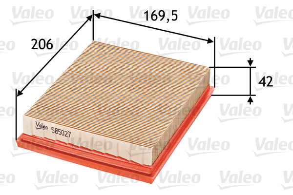Valeo 585027 Luftfilter FüR CitroËN, Peugeot-image