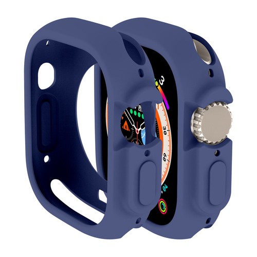 Do Apple Watch Ultra2 Ultra 49mm Candy TPU Case Bumper Rama Shell Soft Cover - Zdjęcie 19 z 29