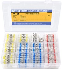 Waterproof Solder Seal Sleeve Heat Shrink Butt Wire Connectors Terminals Kit lot