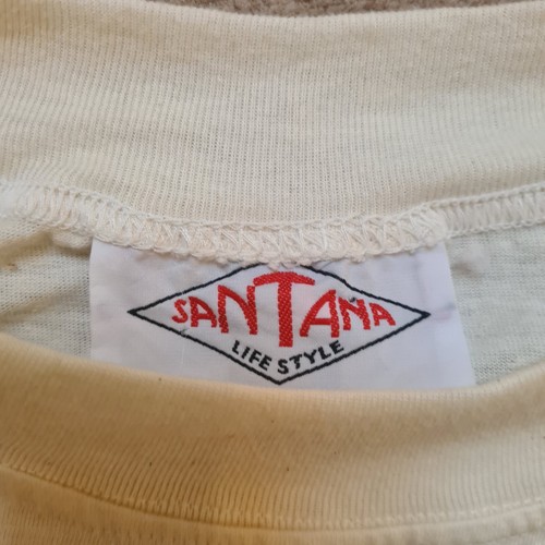 Mens Vintage Santana Life Style Graphic T-Shirt Size L Sewn On Graphic Print - Picture 3 of 6