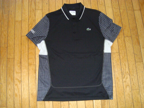 LACOSTE SPORT ULTRA DRY MEN'S POLYESTER POLO SHIRT SIZE 5 OR LARGE HARDLY WORN!