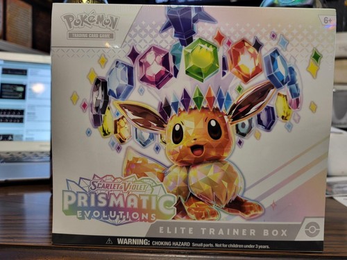Pokémon Scarlet & Violet Prismatic Evolutions Elite Trainer Box